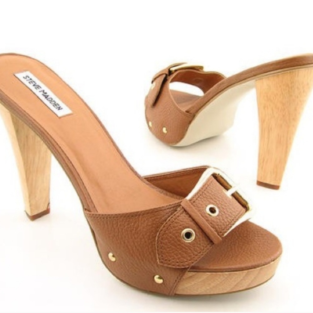 Brand New Steve Madden Crunk Leather Sandals